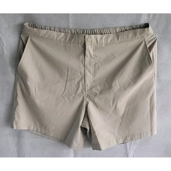 Abercrombie & Fitch Other - Abercrombie and Fitch af mens swim trunks 2x xxl lined drawstring beige